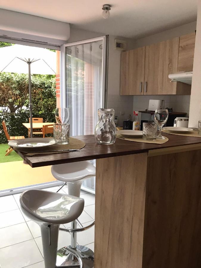T2 Climatise Jardin & Court De Tennis/Piscine /Parking/Fibre Toulouse Exterior foto